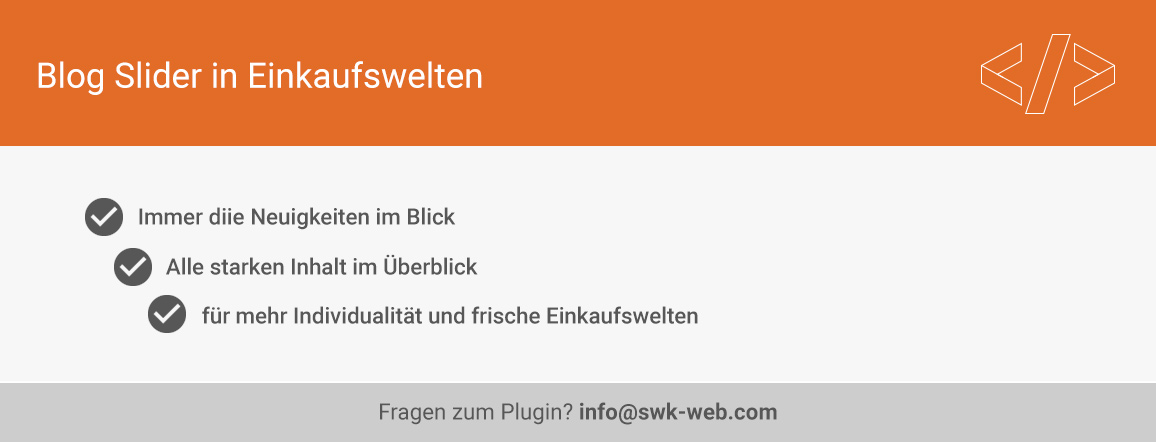 Einkaufswelt Blog Slider