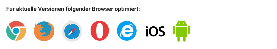 Für aktuelle Browser kompatibel